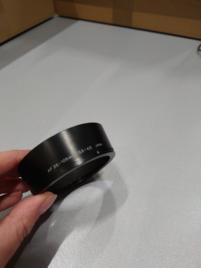 Olympus AF 35-105 mm F 3,5-4,5 Made In Japan Lens Hood  Black Used
