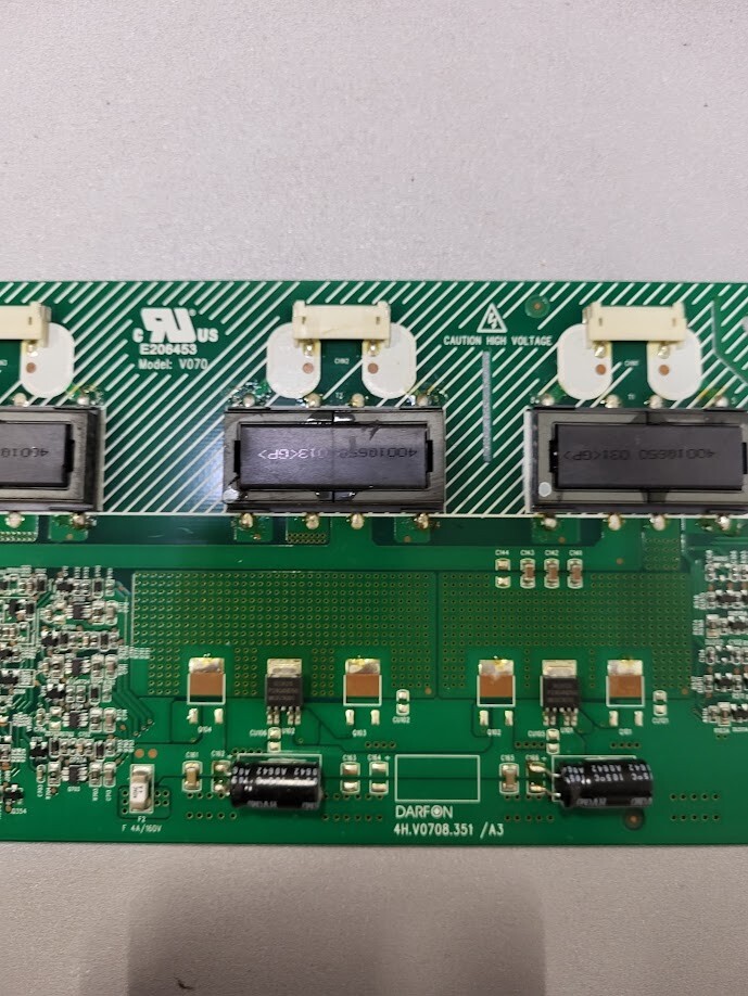 V070 Power Supply Board - For Parts or Repair Only