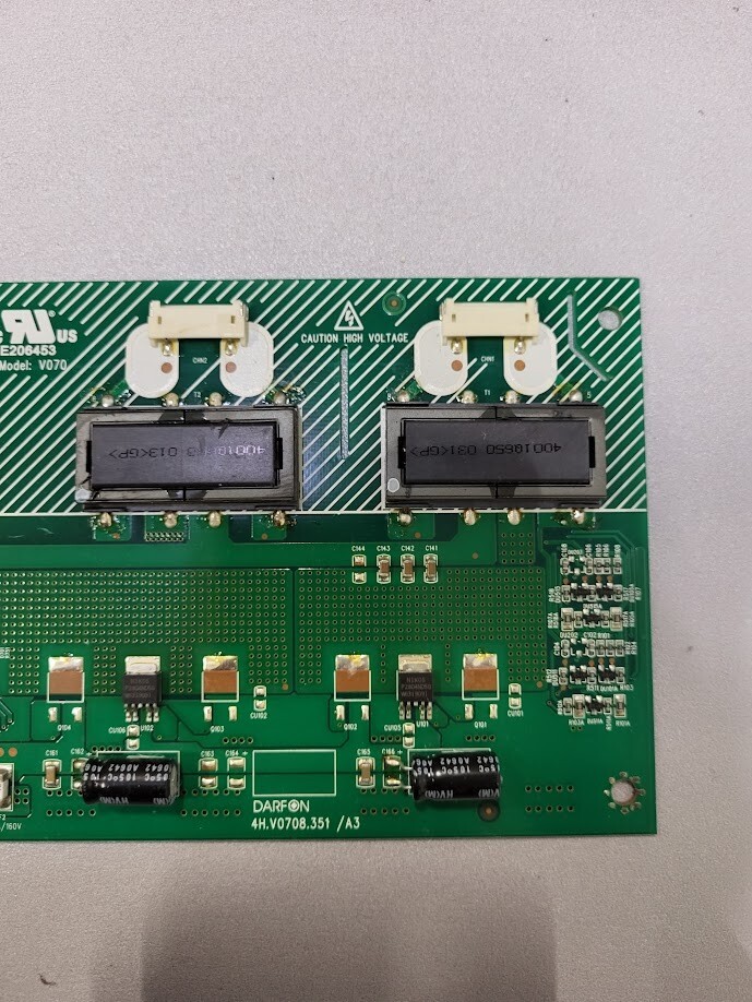 V070 Power Supply Board - For Parts or Repair Only