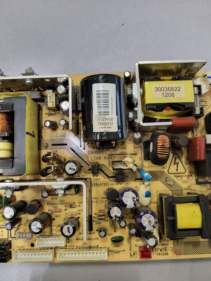Vestel 17PW16-2 Power Supply Board - For Parts or Repair Only