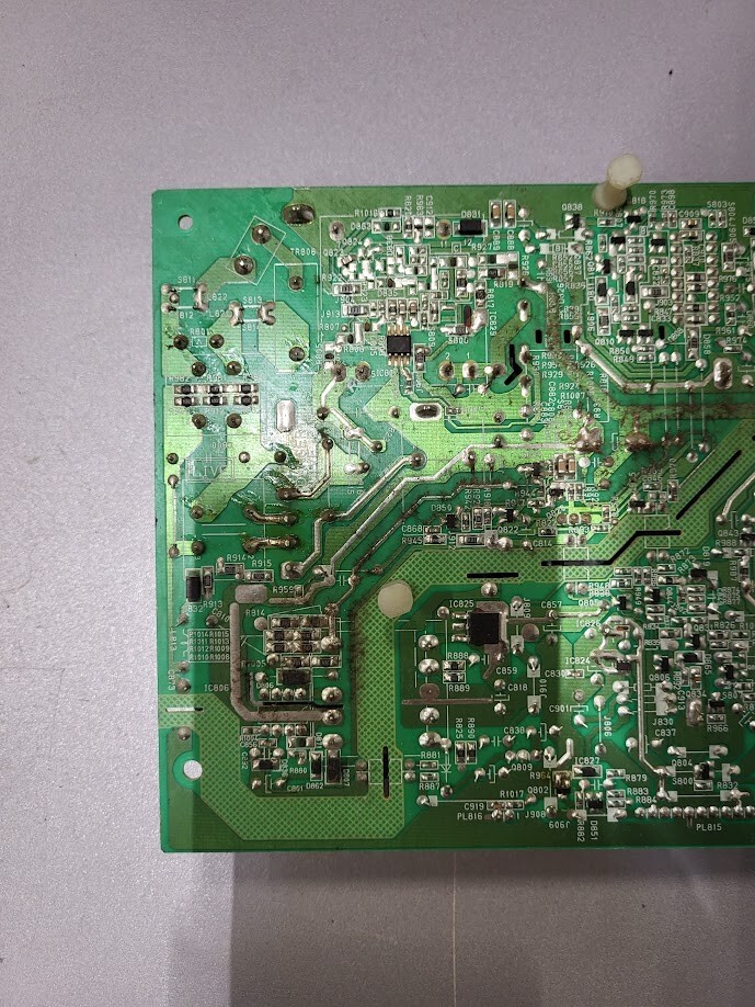 Vestel 17PW16-2 Power Supply Board - For Parts or Repair Only