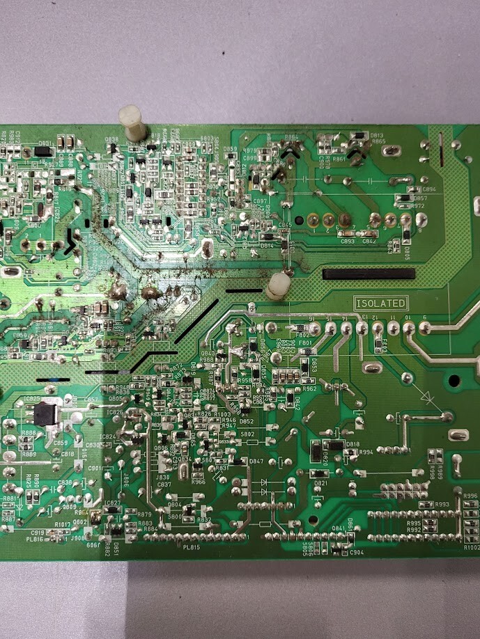 Vestel 17PW16-2 Power Supply Board - For Parts or Repair Only