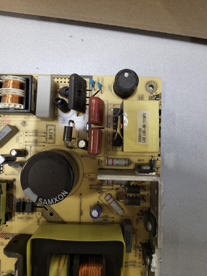 Vestel 17PW26-5 Power Supply Board V.3 - For Parts or Repair Only