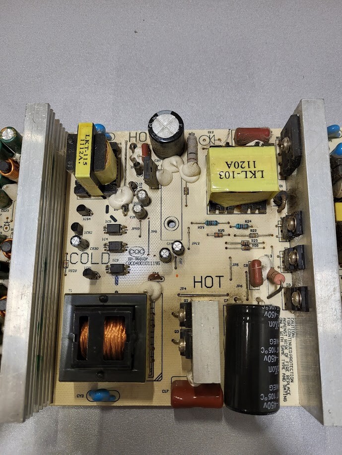 LK4180-001F Power Supply Board - For Parts or Repair Only