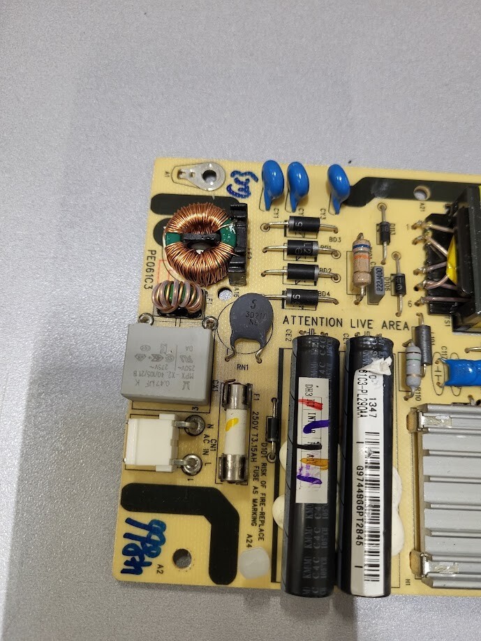 CCP-508 Power Supply Board - For Parts or Repair Only