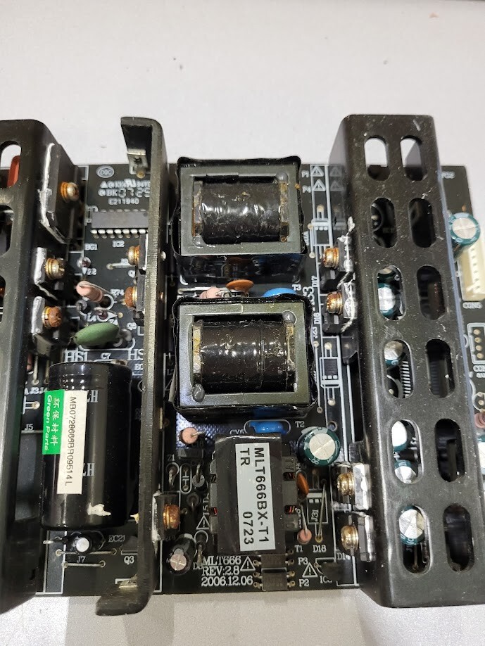 MLT666 REV 2.8 Power Supply Board - For Parts or Repair Only