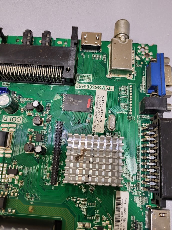 TP-MS6308-P83 Power Supply Board for BLA-32/147Z - For Parts or Repair Only