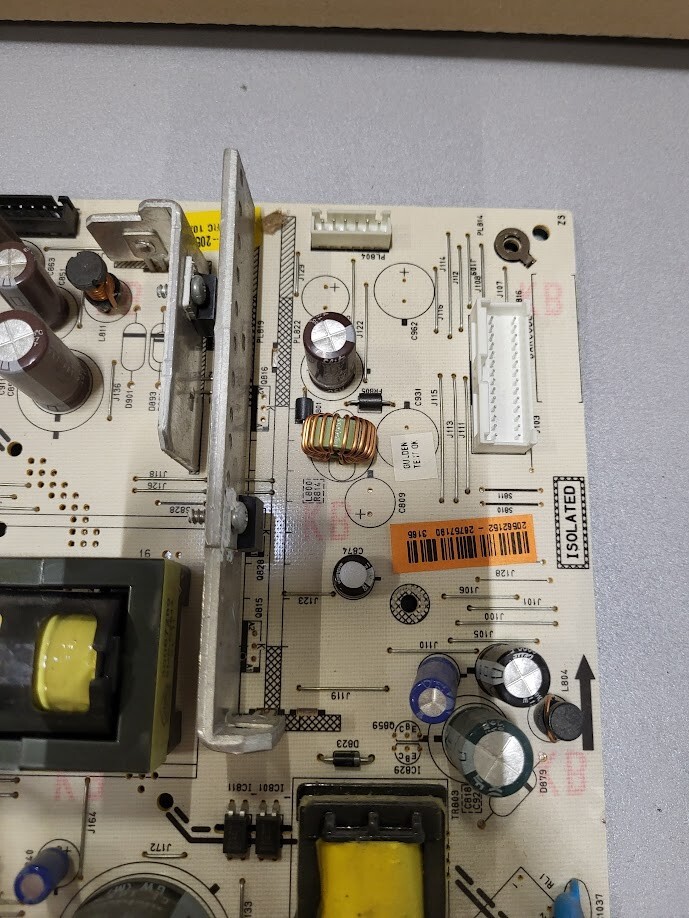 Vestel 17PW82-2 Power Supply Board - For Parts or Repair Only