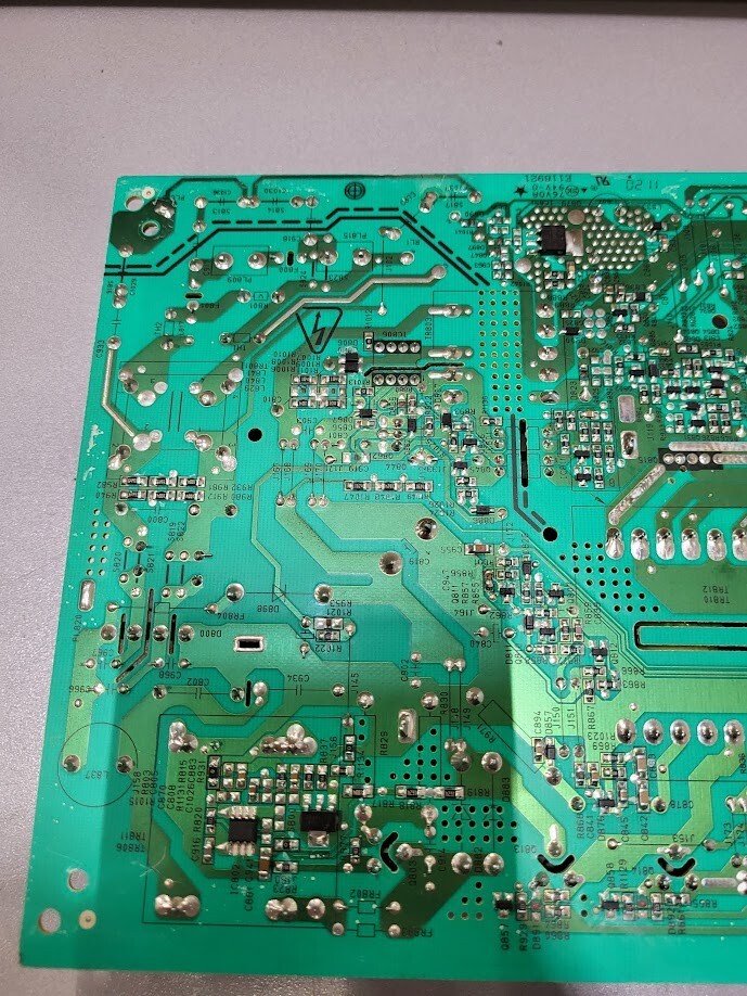 Vestel 17PW82-2 Power Supply Board - For Parts or Repair Only