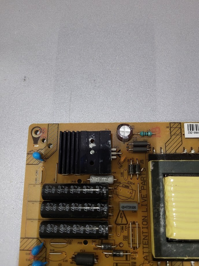 Vestel Power Supply Board 17IPS71 - Sold As-Is - Untested