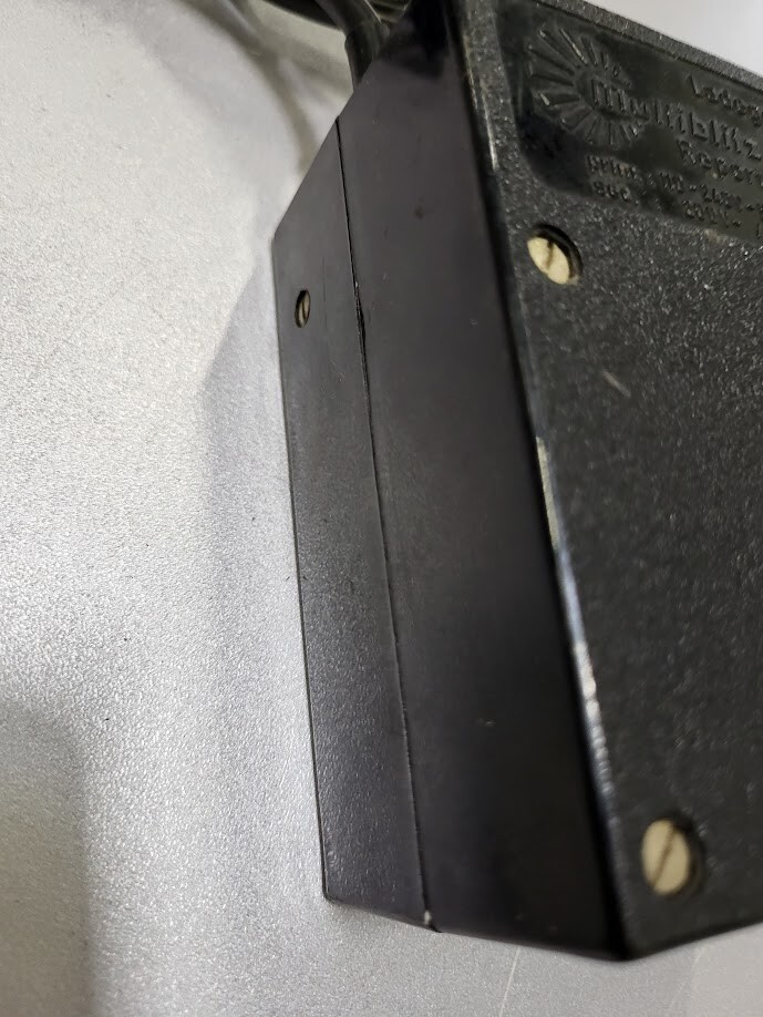 Multiblitz Ladegerät Report Charger - Made in W. Germany Untested