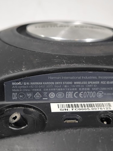 Harman Kardon Onyx Studio Wireless Speaker - For Parts, Not Working