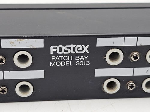 Fostex Model 3013 Patch Bay - Working, Cosmetic Wear, No Box