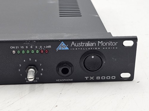 Australian Monitor TX8000 Amplifier - Working, Cosmetic Wear