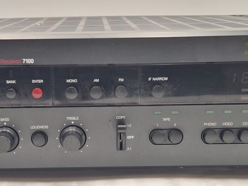 NAD 7100 AM/FM Stereo Receiver - Working, Scratched, No Cables