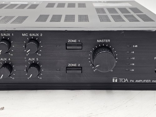 TOA A-1724 PA Amplifier - Working, Cosmetic Wear, No Package