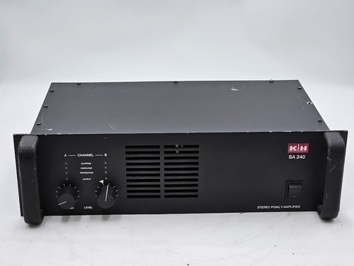 KH SA 240 Stereo Power Amplifier - Working, Cosmetic Wear