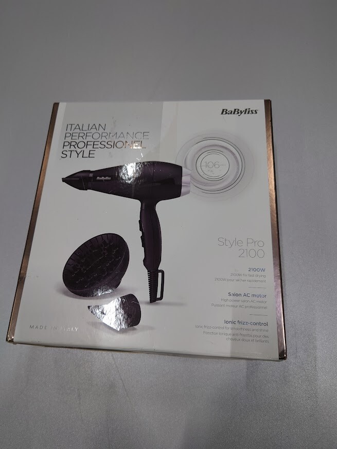 Asciugacapelli BaByliss 6710DE Style Pro 2100 nero non funzionante per parti ...