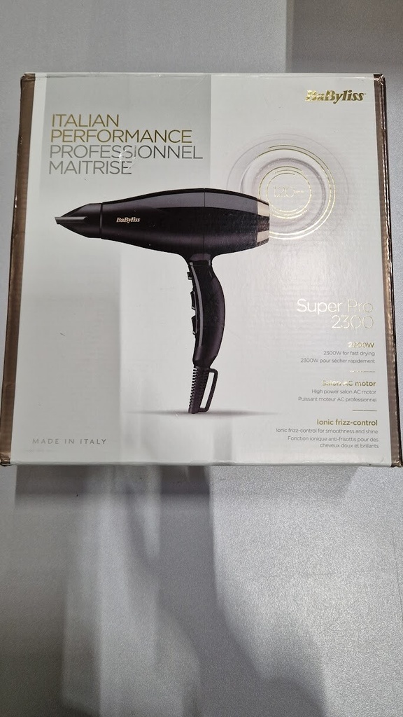 Babyliss 6714E Super Pro 2300W schwarz funktioniert nicht für Teile