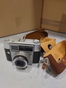 Vintage Agfa Prontor-Matic-P Selecta Camera 1:2.8/45 Germany + Case Not Working