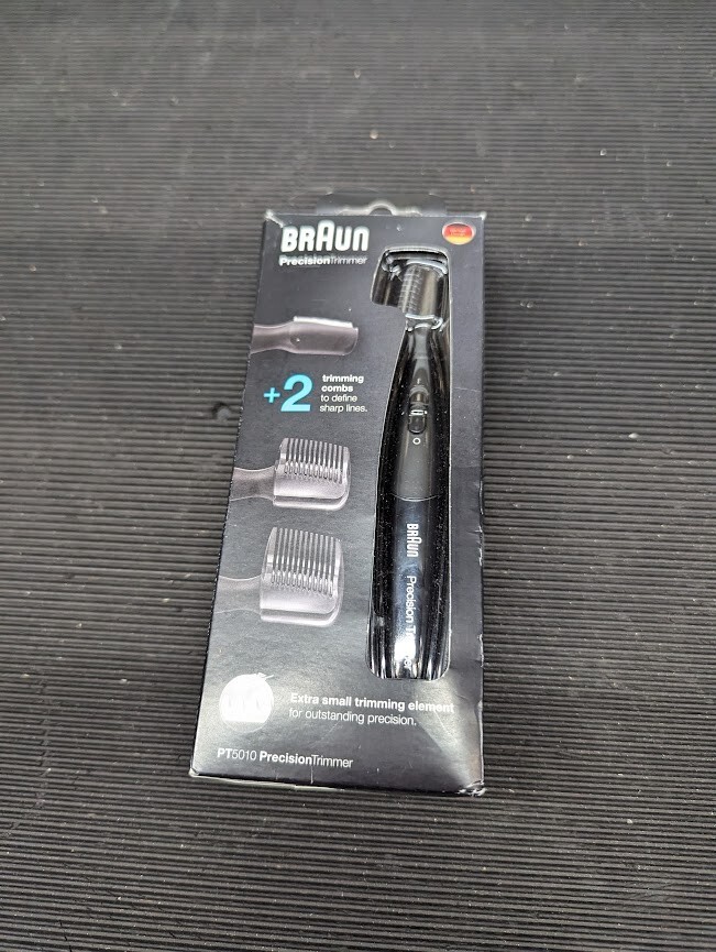 Braun Small Precision Trimmer PT5010 Black Not Working For Parts