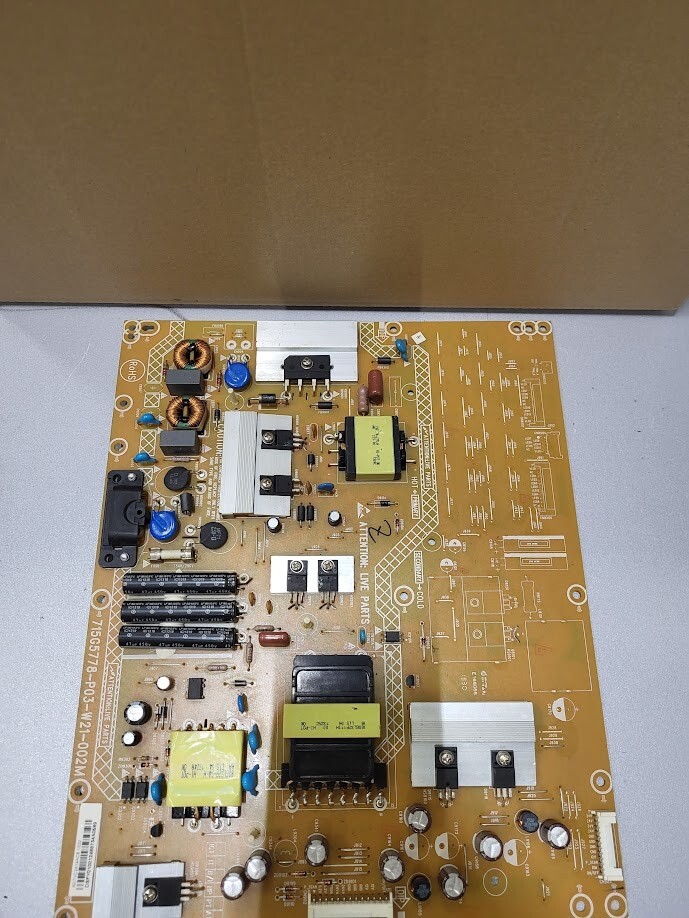 Power Supply Board 715G5778-P03-W21-002M - Untested, For Parts or Repair