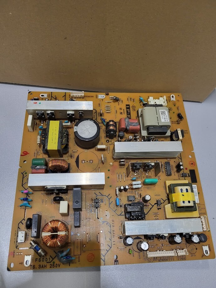 Power Supply Board with F6001 T6.3AH 250V Fuse & Coil Assembly – Parts Untested