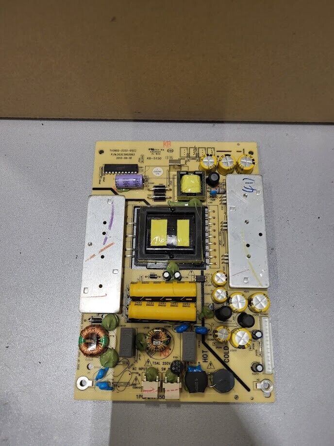 TV3902-ZC02-01(C) Power Supply Board – Ideal for Parts or Repair Untested