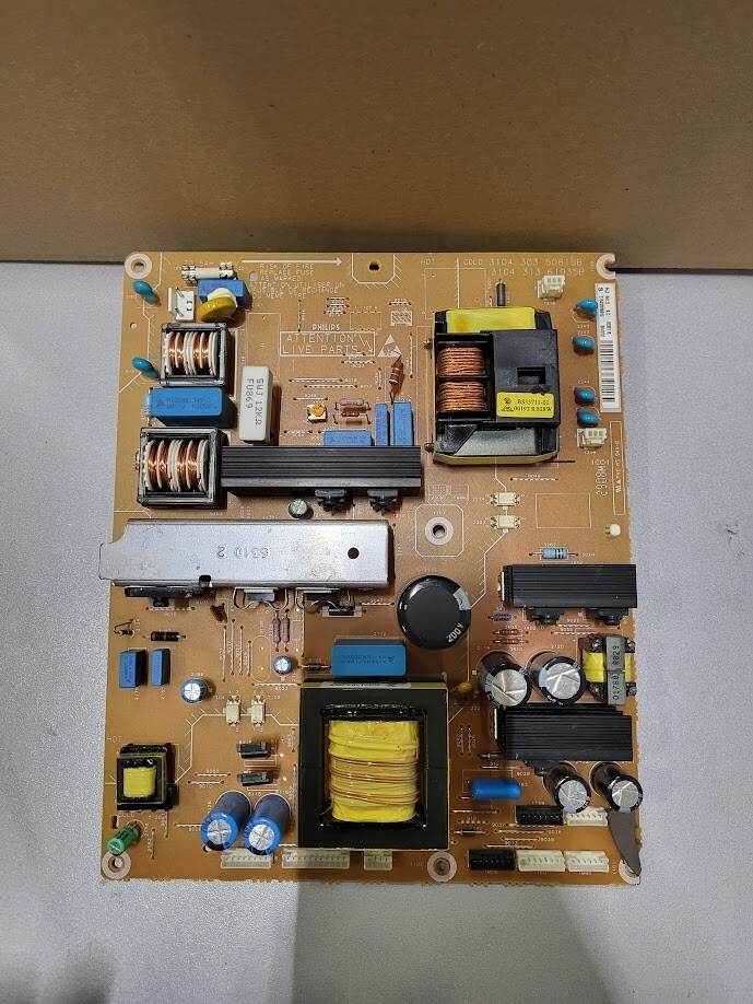 Philips 3104 303 50815B Power Supply Board Perfect for Parts or Repair Untested