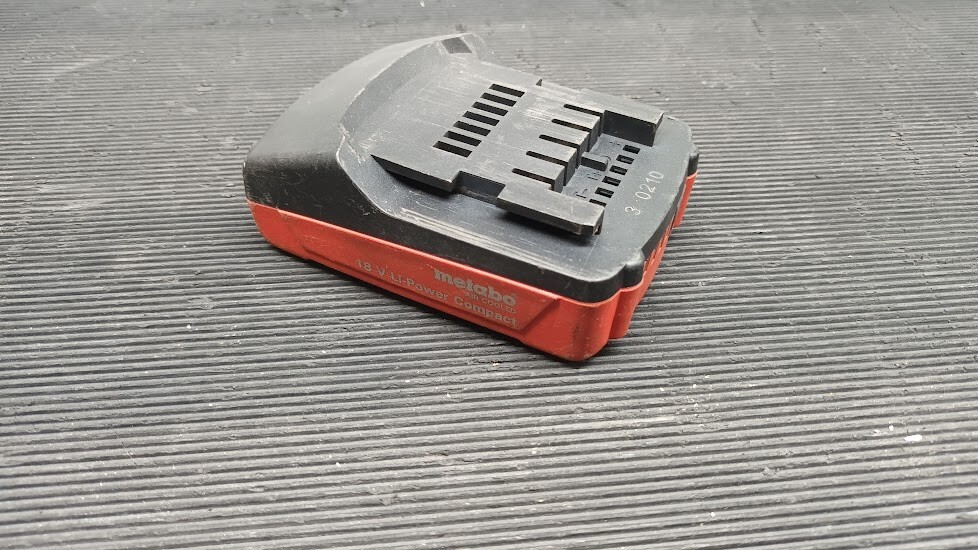 Metabo 6.25468 18V 1.3Ah Li-Ion Battery - Used, Not Working, For Parts or Repair