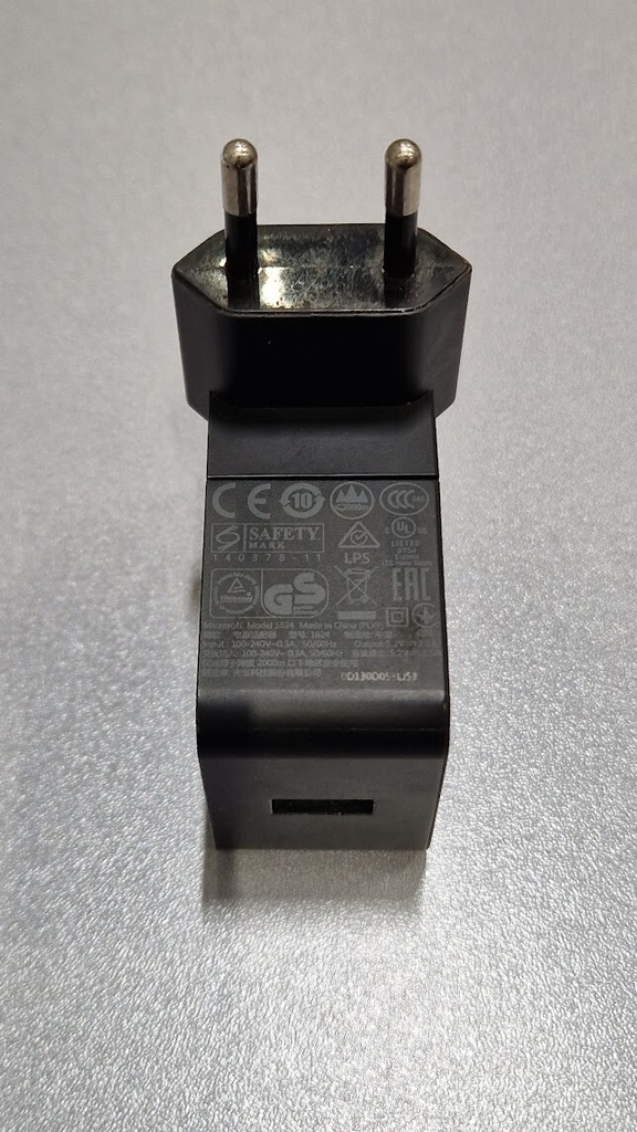 Microsoft 1624 AC Adapter 5.2V 2.5A Used Working Without Power Cord