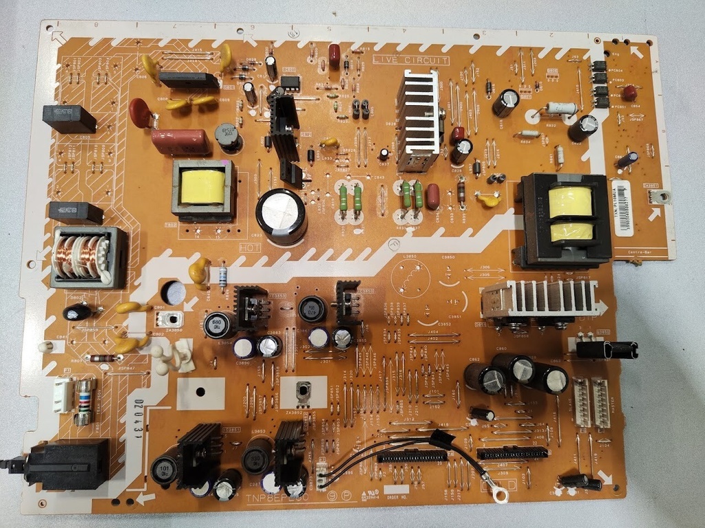 Panasonic TNP8EPL80 Power Supply Board TV Component Untested for Parts Repair