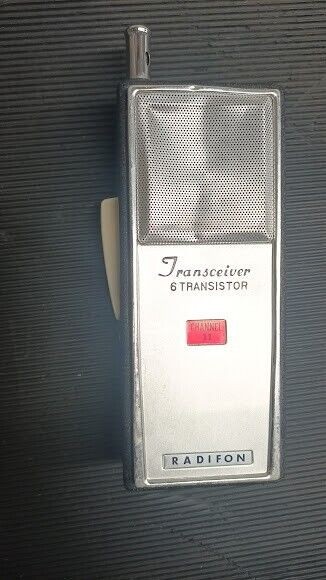 Vintage Radifon 6 Transistor Transceiver - Untested, Channel 11, Retro Design