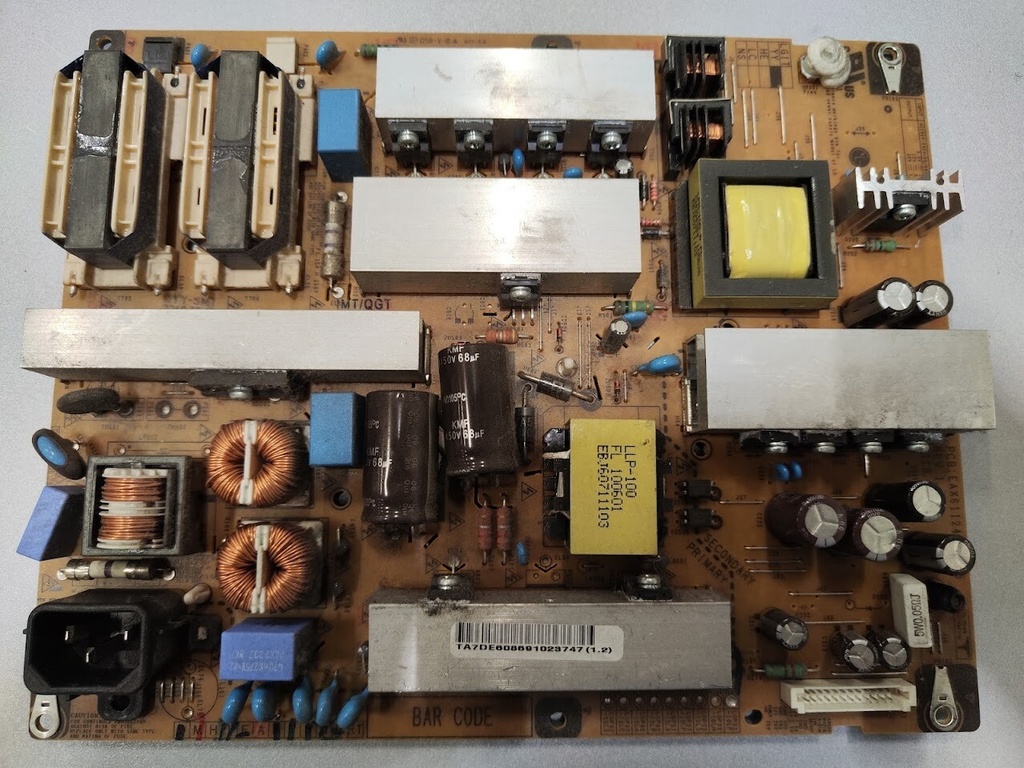 LG TV Power Supply Board EAX61124201/15 LP-100 FL-1061 EB5 2010 Rev 1.2 Not Test