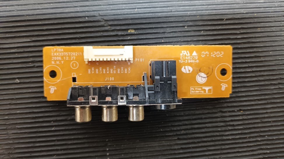 Used EAX33757202 Power Board LP78A - Non-Working for Parts/Repair