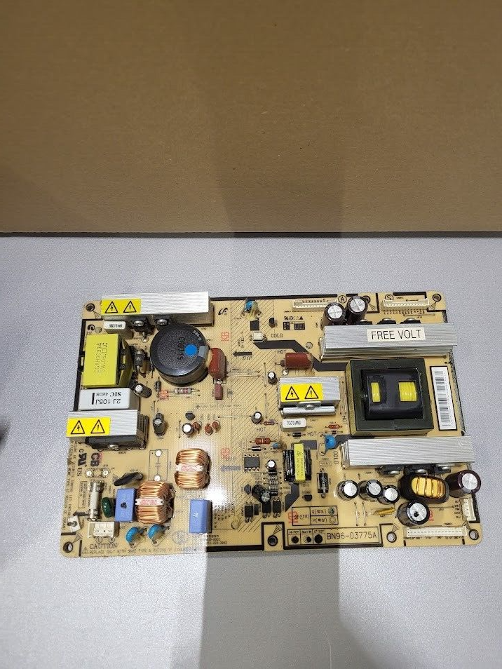 BN96-03775A Power Supply Board - For Parts or Repair (No Accessories)