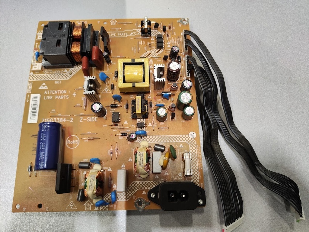 Power Supply Board 715G3384-2 Z-SIDE Untested For Parts or Repair