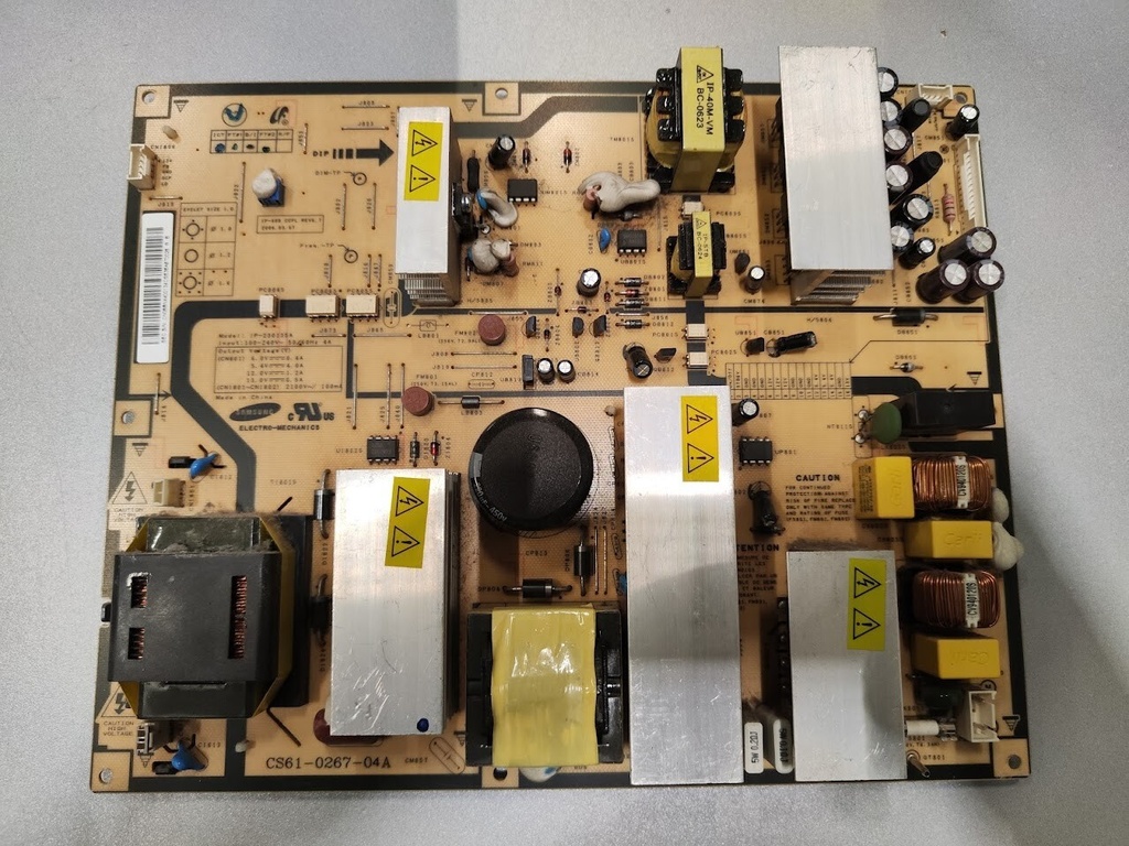 Samsung IP-230135A Power Supply Board CS61-0267-04A TV Part Not Tested