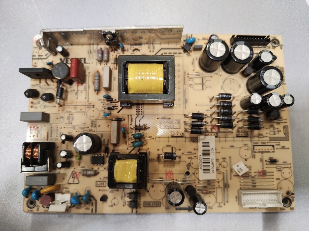 Vestel 17PW25-3 Power Supply Board Fully Working Tested Universal Replacement