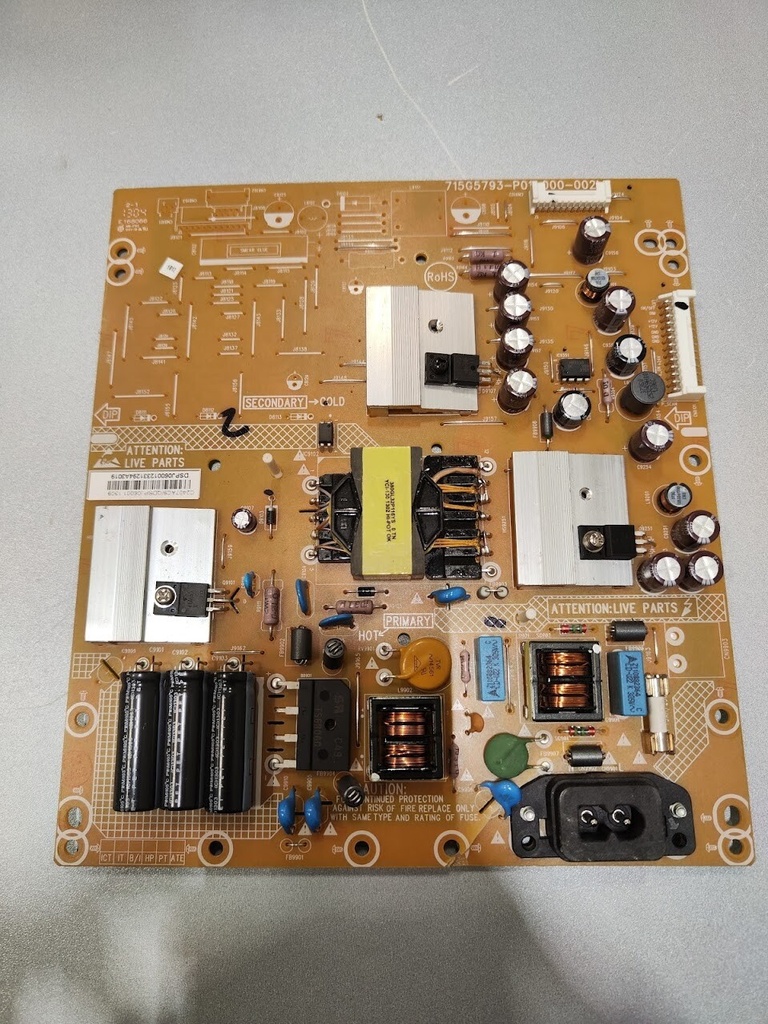 Philips Power Board 715G5793-P01-000-002M for TV Repair Replacement 80W