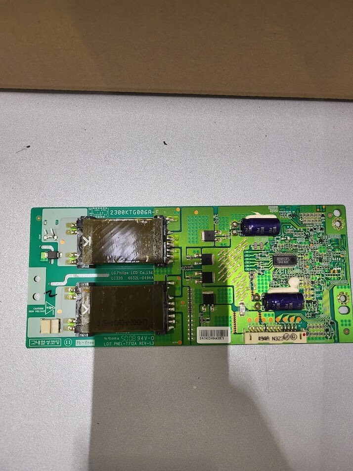 2300KTG006A-F Inverter Board | LG.Philips LCD Co., Ltd. | LC320 6632L-0494A