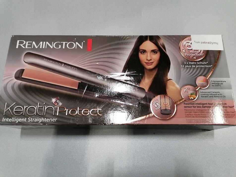 Remington S8598 Hair Straigtener Keratin Protect Used Working