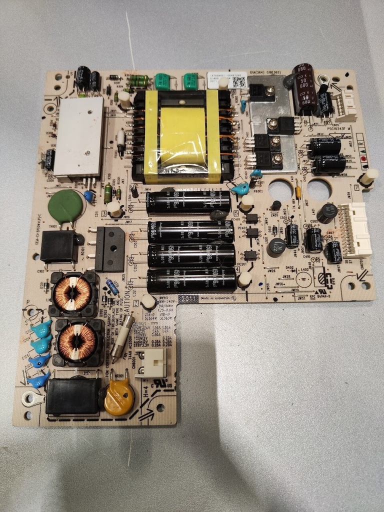 Sanken PSC10343F Power Supply Board Fully Working 220-240V Output 24V 5V