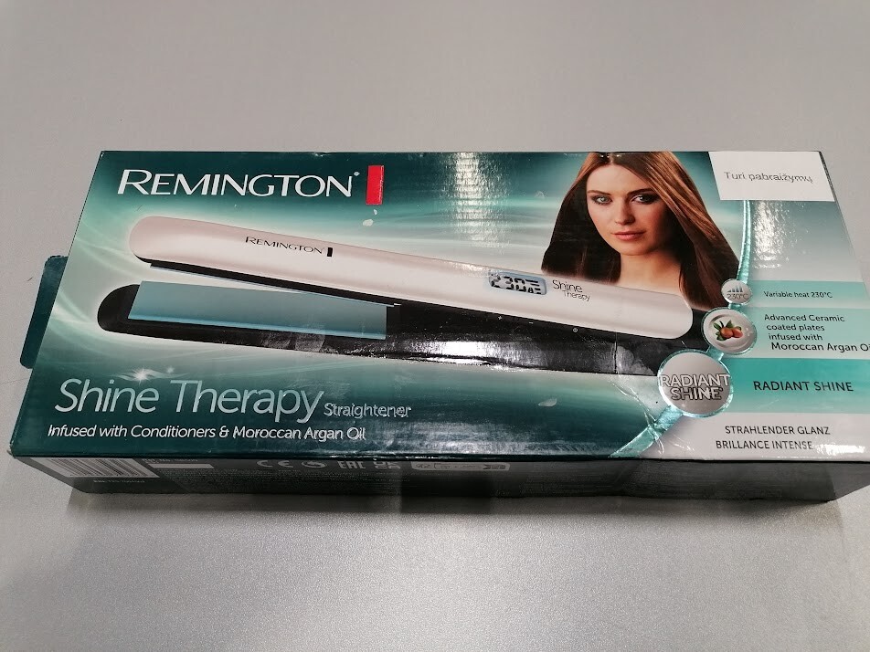 Remington S8500 Hair Straigtener Shine Therapy Silver Not Working For Parts