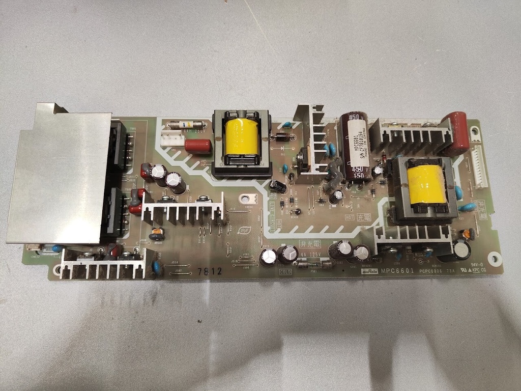 Power Supply Board MPC6601 PCPC0006 73A Fully Working Tested Component