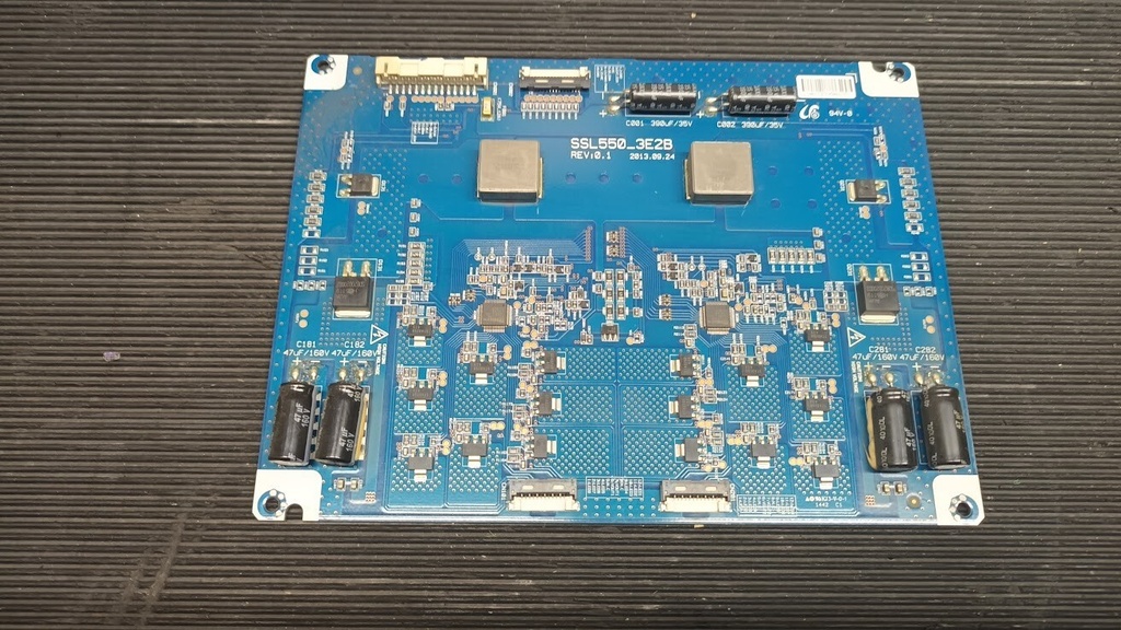 Samsung LED Backlight Inverter Board SSL550_3E2B Rev: 0.1 - Used, Fully Function