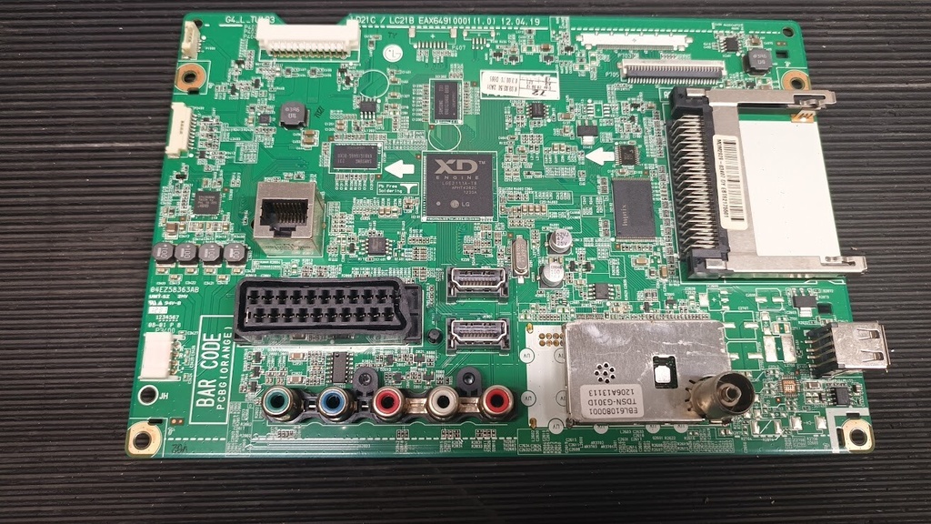 LG Main Board EAX64910001 for LD21C / LC21B TV Models - Used, Fully Functional