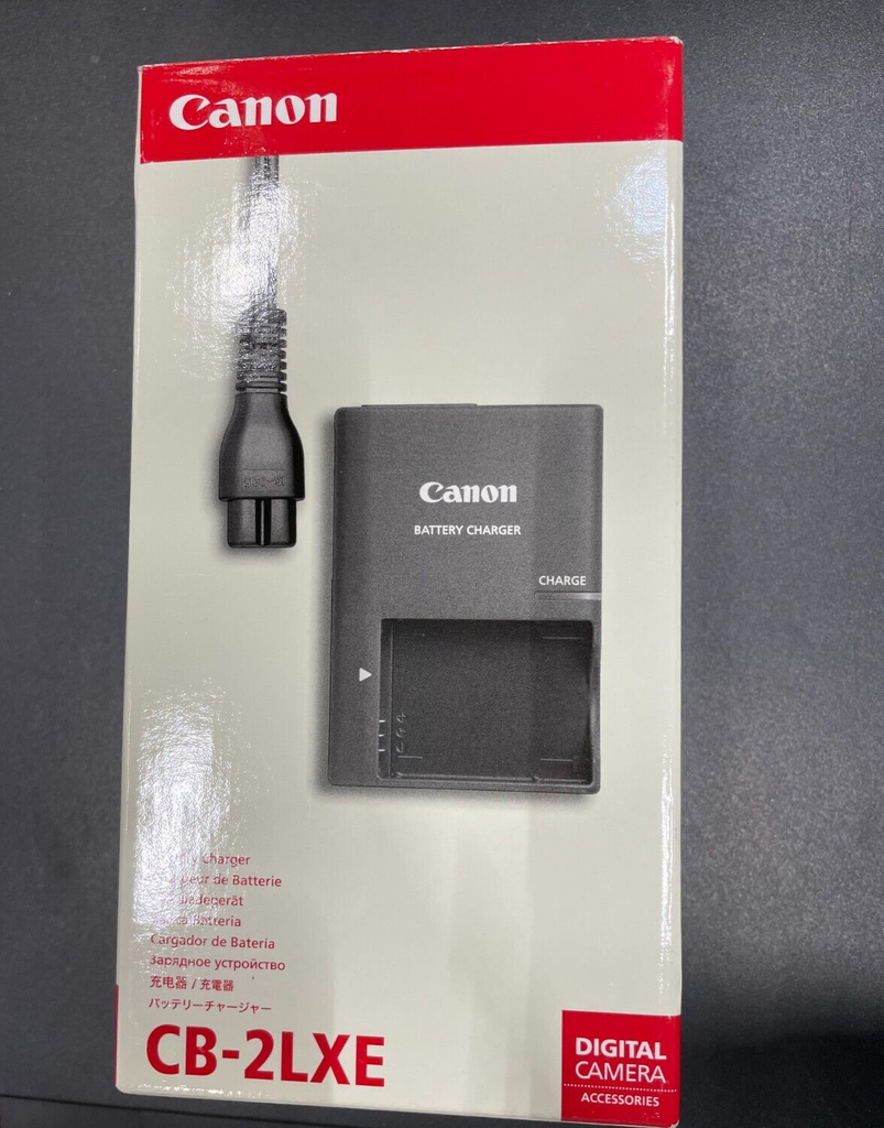 Original Canon CB 2LXE CB2LXE Cargador Batería Cámara Nuevo