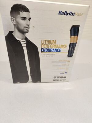 BaByliss MEN Lithium Power Clipper Hair Clipper E986E Used Working