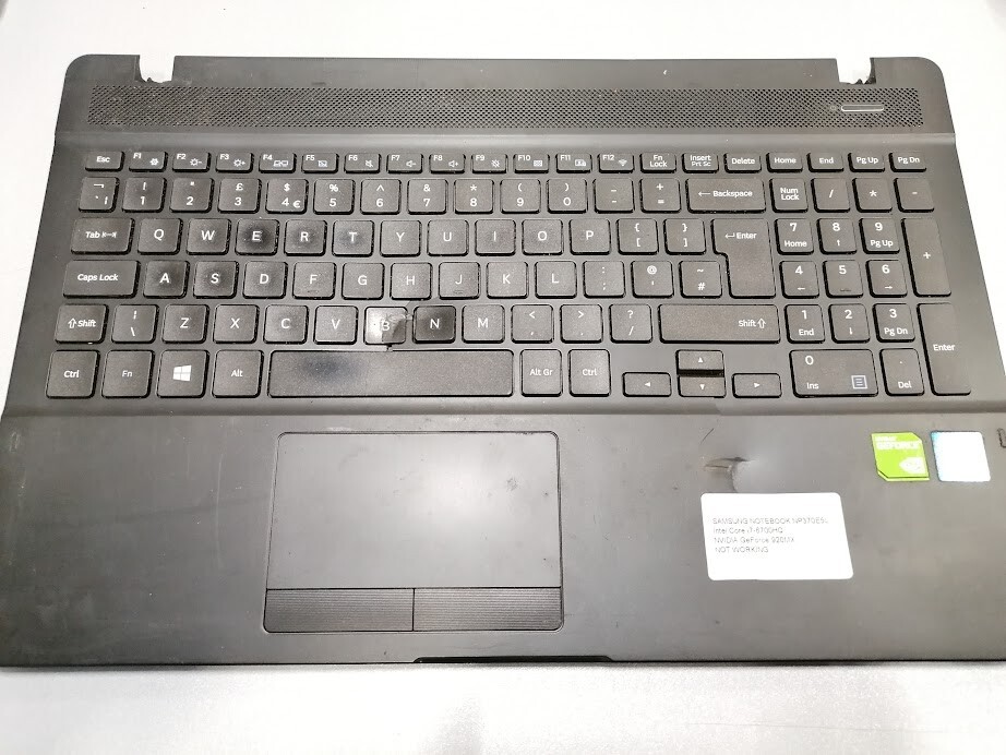 Samsung Notebook NP370E5L Laptop Intel i7-6700HQ NVIDIA Not Working For Parts